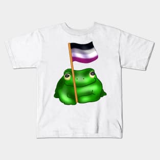 Ace LGBTQ Frog Kids T-Shirt